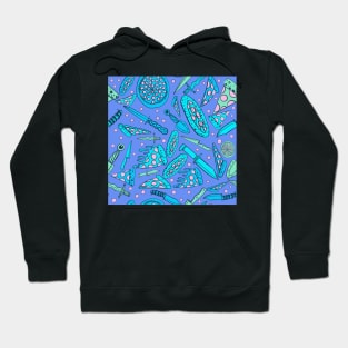 Pizza and Knives - Purple Hoodie